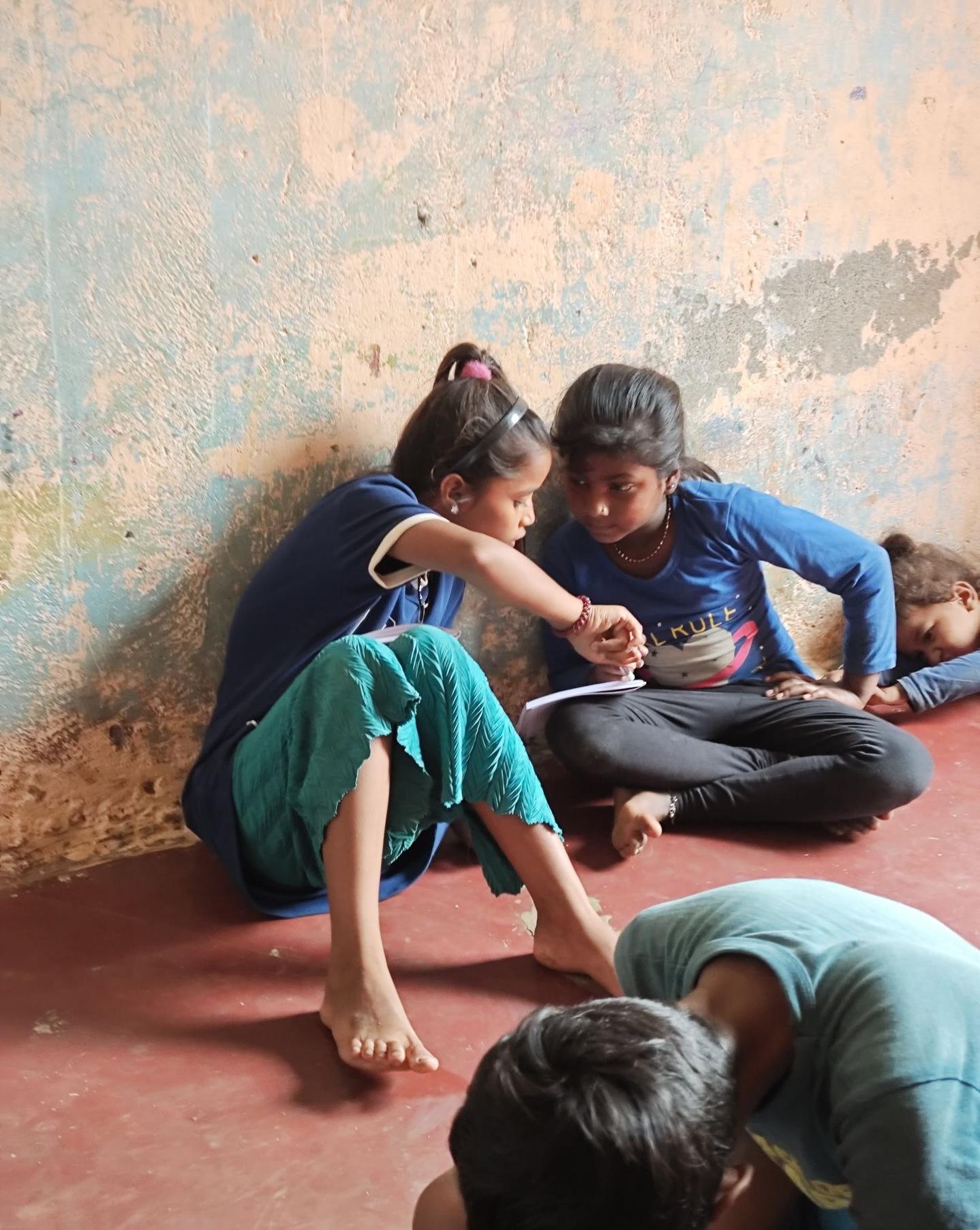 A child learning